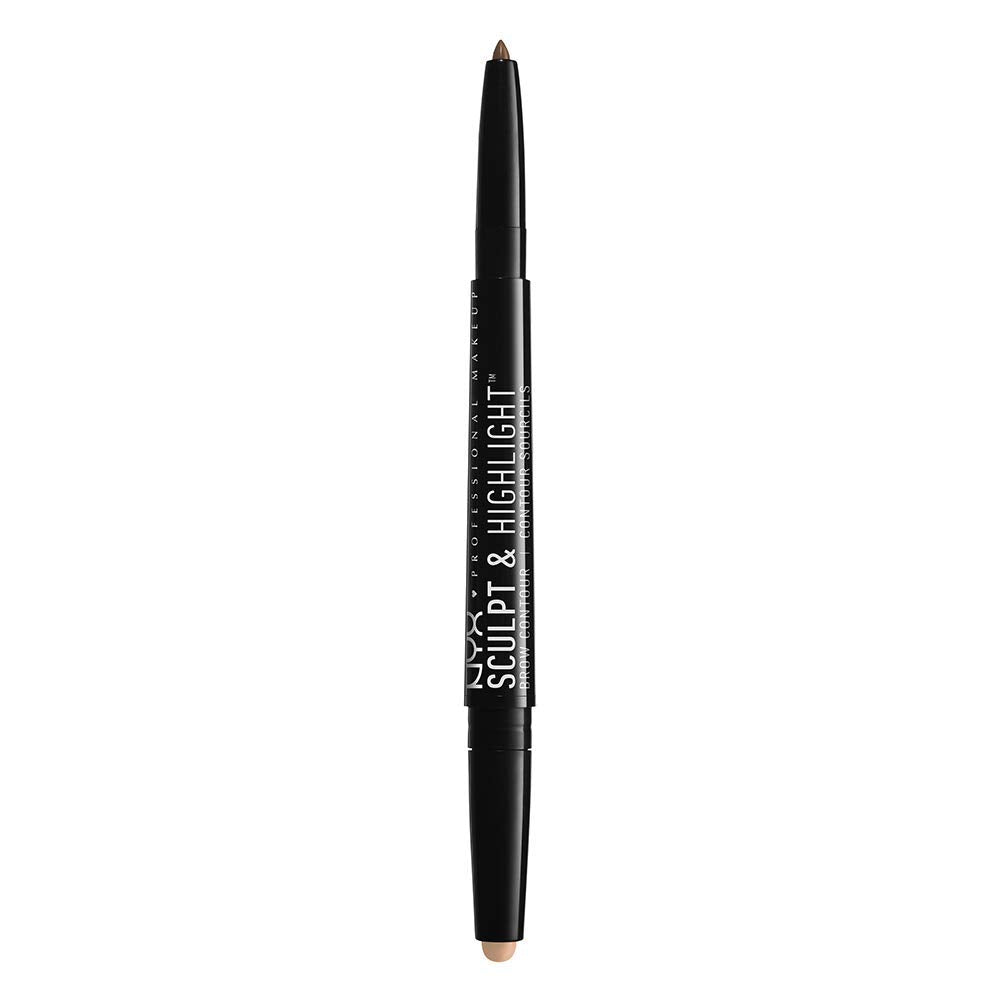NYX Professional Makeup Sculpt & Highlight Brow Contour, Soft Brown Rose 0.029 Ounce, 1 Count