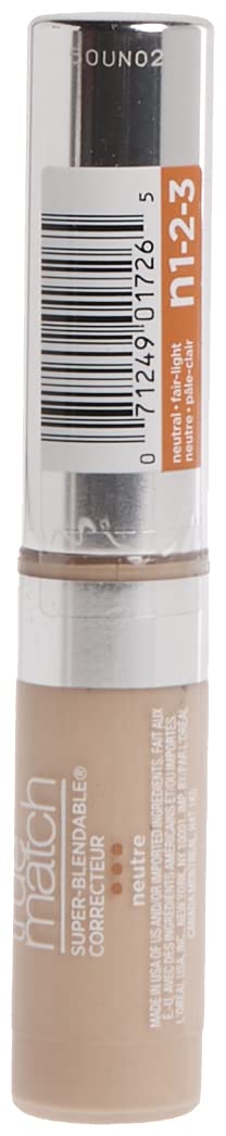L’Oréal Paris True Match Super-blendable Concealer, Fair/light Neutral, 0.17-fluid Ounce