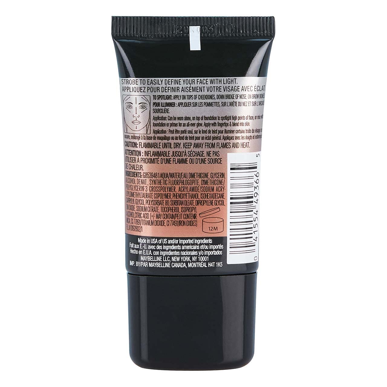 Maybelline Master Strobing Liquid Illuminating Highlighter, 200 Medium Nude Glow, 0.67 Fl Oz - Pack of 2