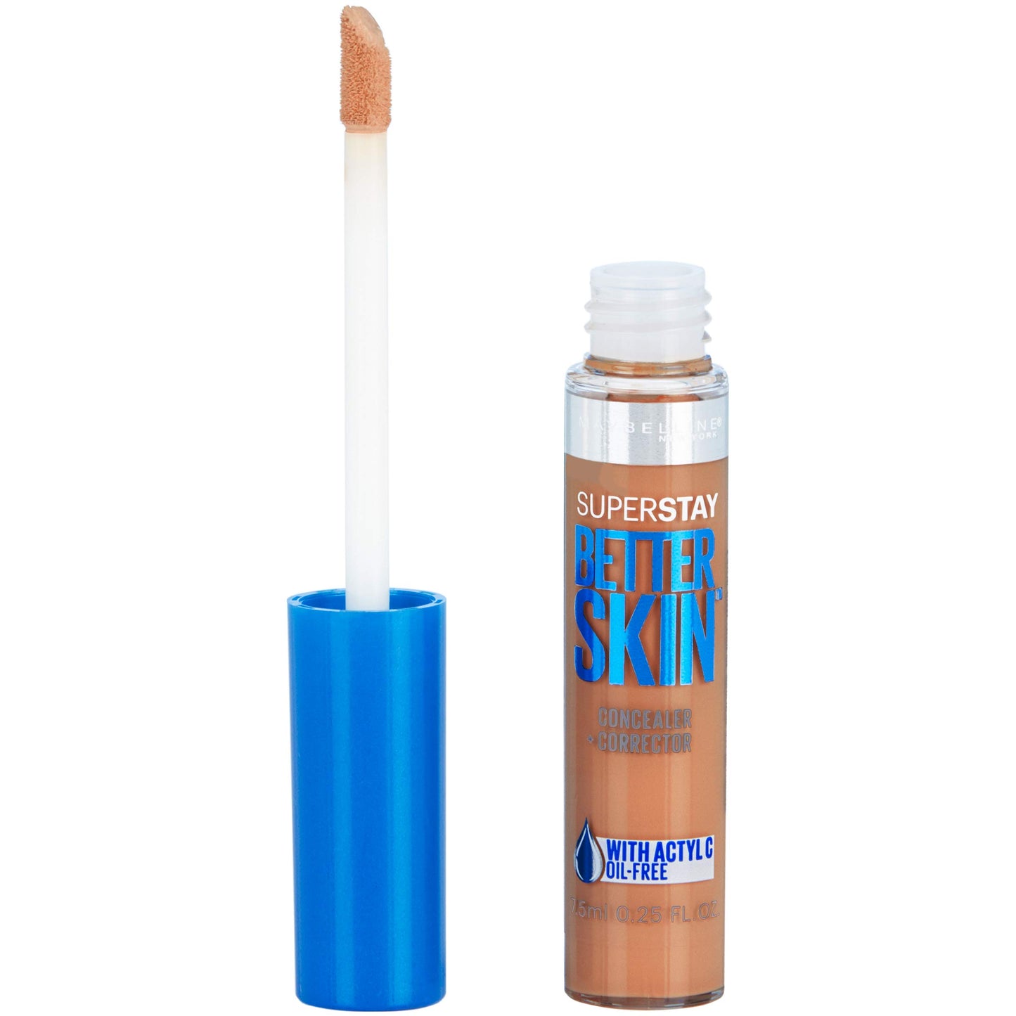 Maybelline New York Superstay Better Skin Concealer, Medium, 0.25-Fluid-Ounce