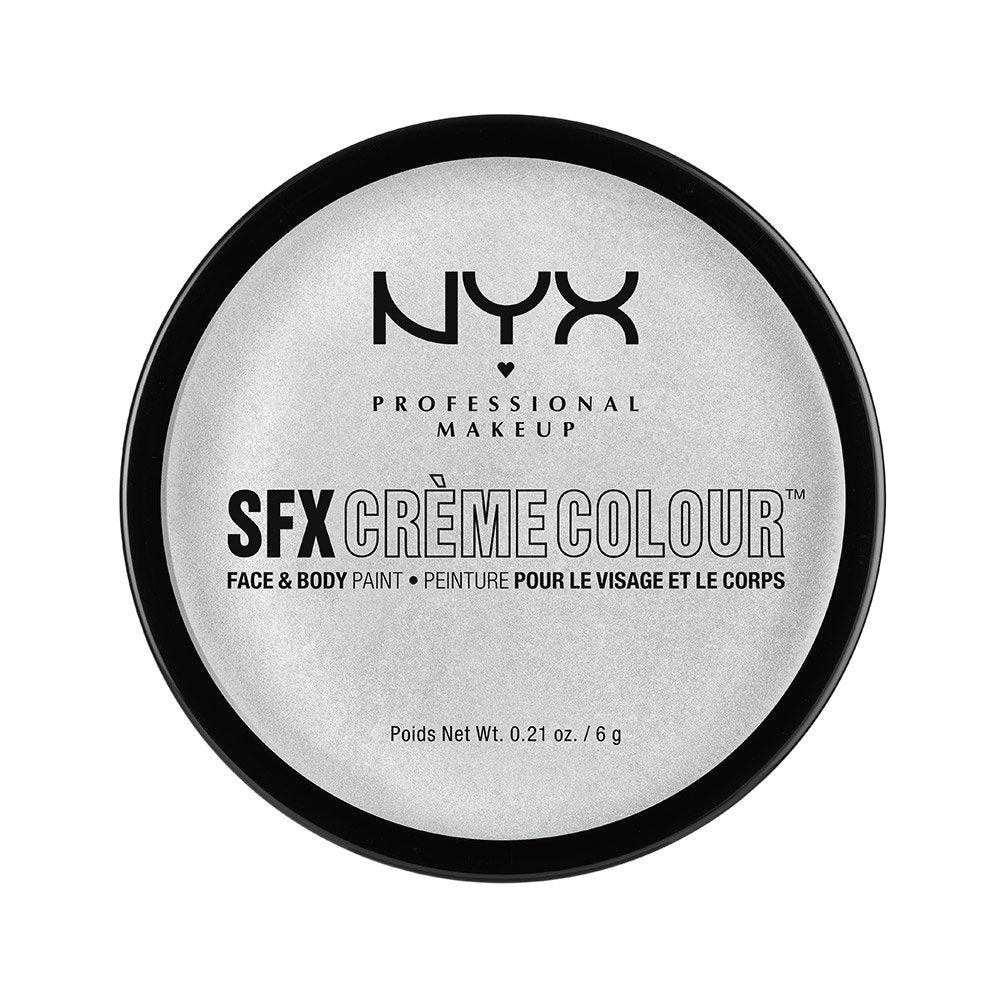 NYX Professional Makeup Sfx Creme Colour, Silver 0.21 Ounce, 1 Count (SFXCC12)