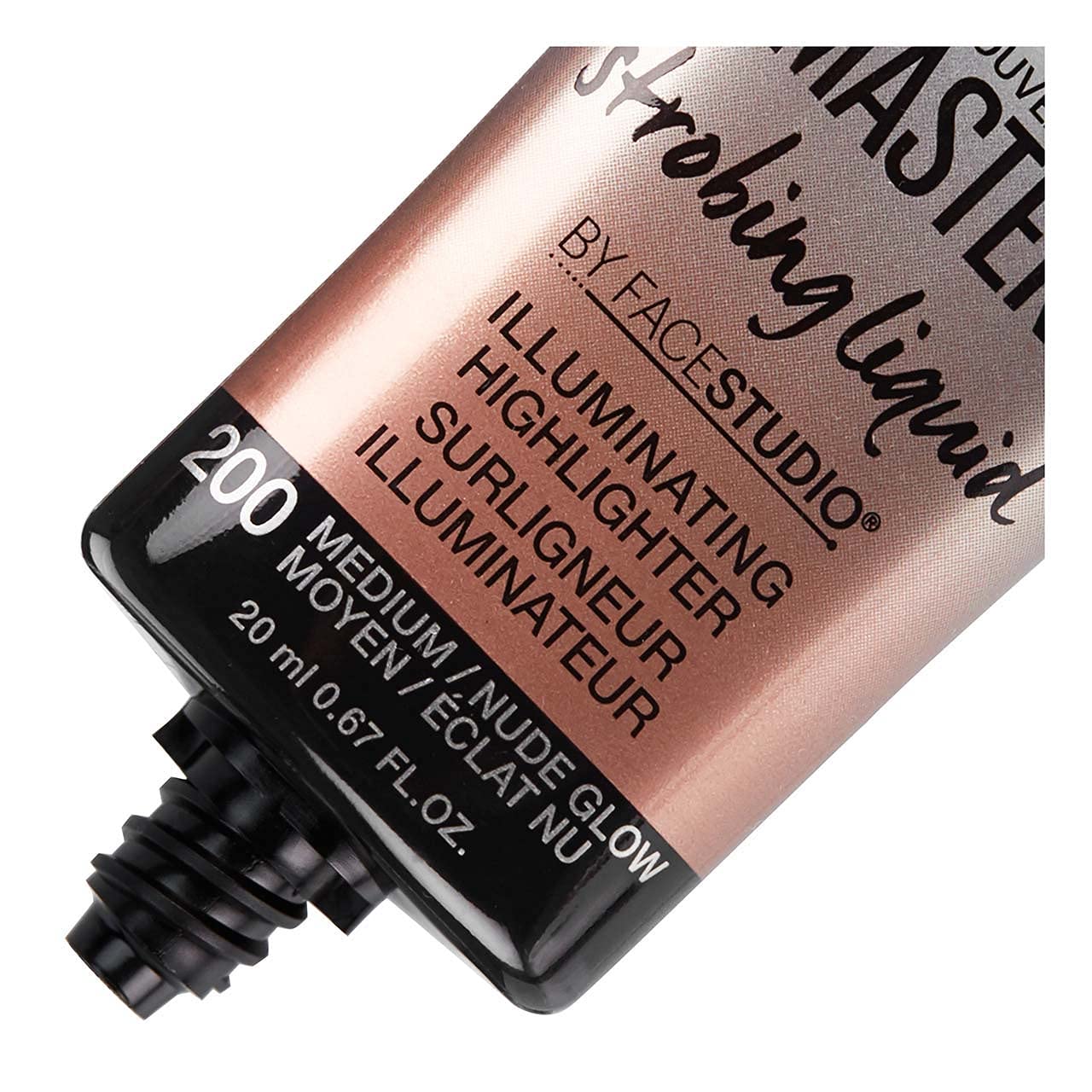 Maybelline Master Strobing Liquid Illuminating Highlighter, 200 Medium Nude Glow, 0.67 Fl Oz - Pack of 2