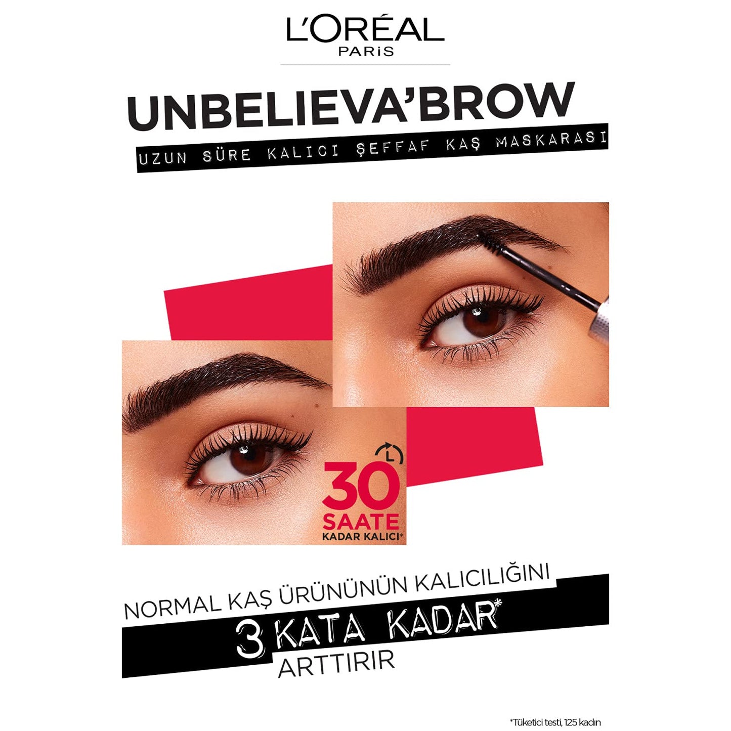 L’Oréal Paris Unbelieva-Brow Longwear Eyebrow Topcoat, Waterproof, Smudge-resistant, Transfer- Proof, Quick Drying, Easy and quick application with precise brush, Universal Transparent, 0.15 fl. oz.
