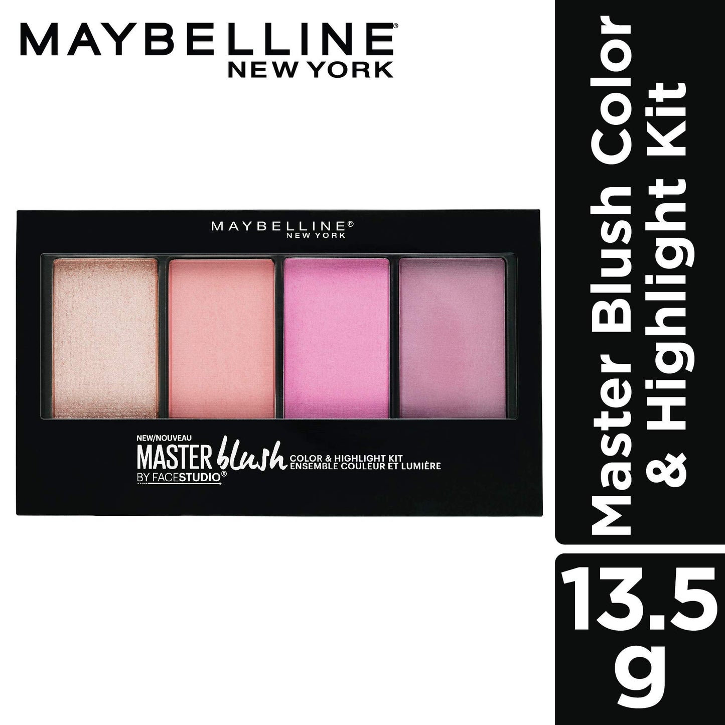 Maybelline New York Facestudio Master Blush Color & Highlight Kit, 0.47 Ounce