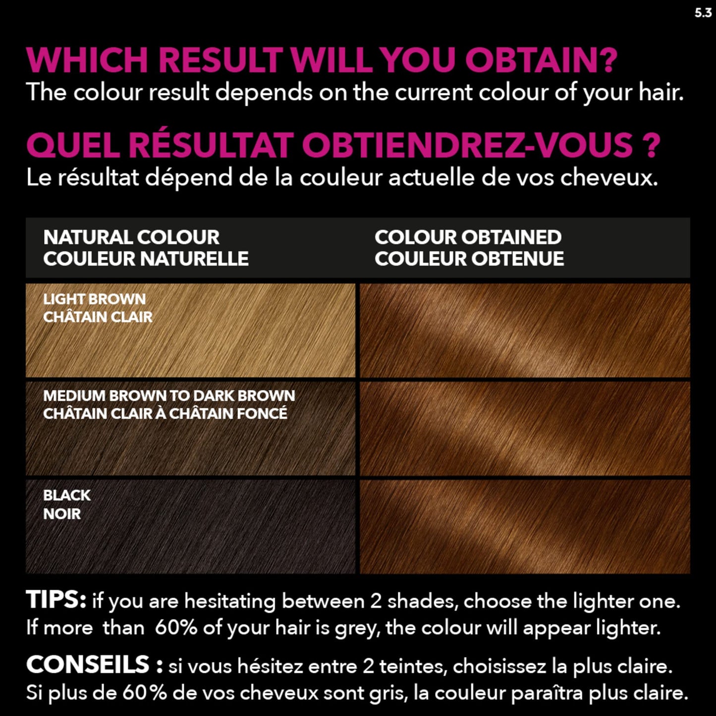 Garnier Olia, Permanent Hair Dye, Ammonia-Free Hair Color, 5.3 Medium Golden Brown, Long-Lasting Hair Shine With 60% Oils, 1 Application