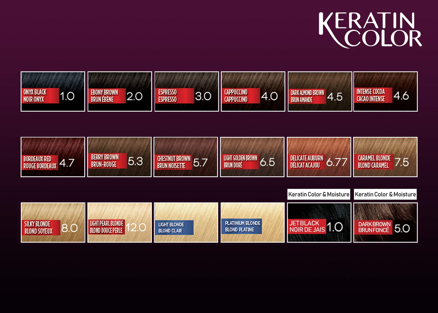 Schwarzkopf Keratin Color Sensational Browns, 4.5 Dark Almond Brown