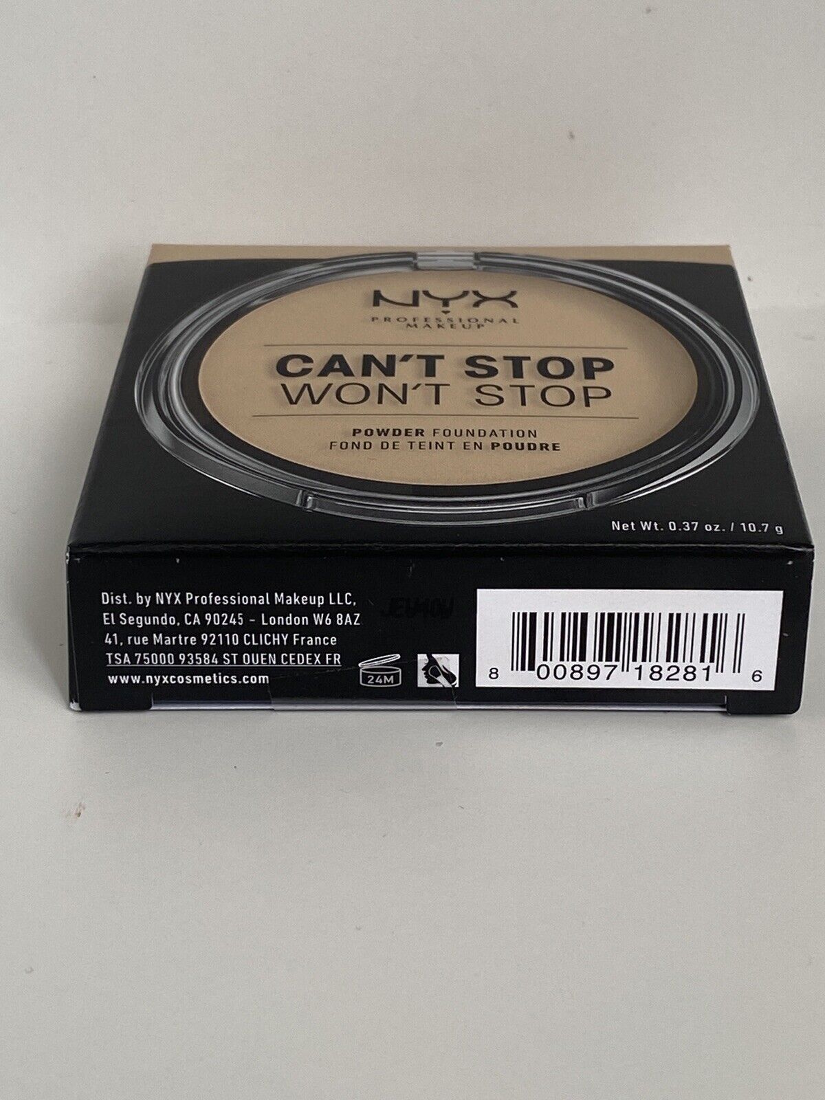 NYX Can't Stop Won't Stop Powder Foundation - Alabaster