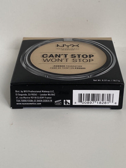 NYX Can't Stop Won't Stop Powder Foundation - Alabaster