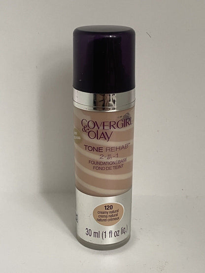 COVERGIRL  + OLAY Tone Rehab 2 In 1 Foundation 1 fl oz - 120 Creamy Natural