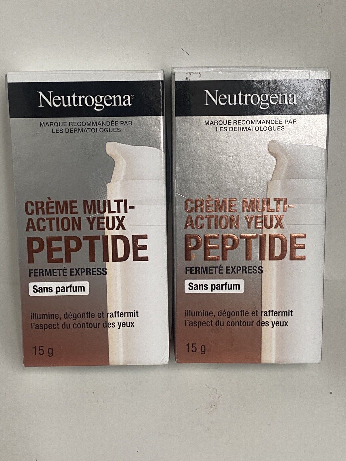 2 x Neutrogena Rapid Firming Peptide Multi Action Eye Cream ~ 0.5 Oz