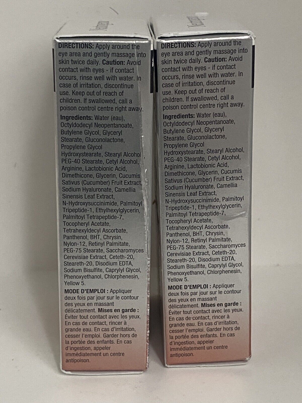 2 x Neutrogena Rapid Firming Peptide Multi Action Eye Cream ~ 0.5 Oz
