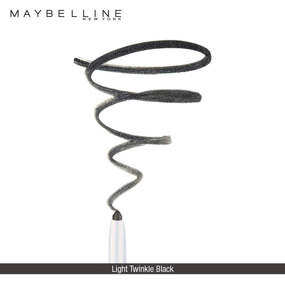 Maybelline New York Lasting Drama Light Eyeliner, Twinkle Black, 0.01 oz.