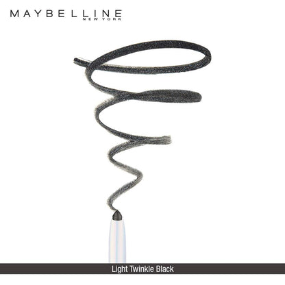 Maybelline New York Lasting Drama Light Eyeliner, Twinkle Black, 0.01 oz.