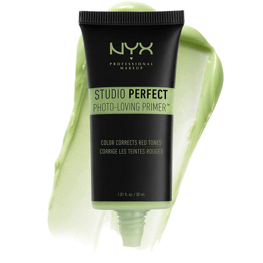 NYX Professional Makeup Studio Perfect Primer, Green, 1.0 oz/30ml