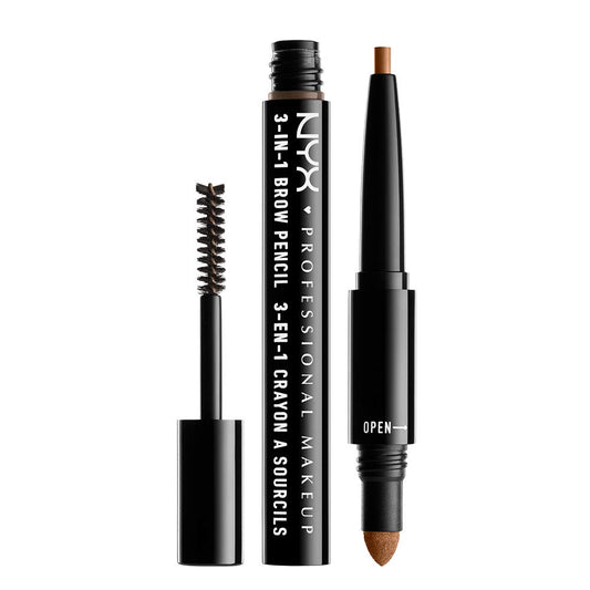 NYX 3-In-1 Brow Pencil - Caramel