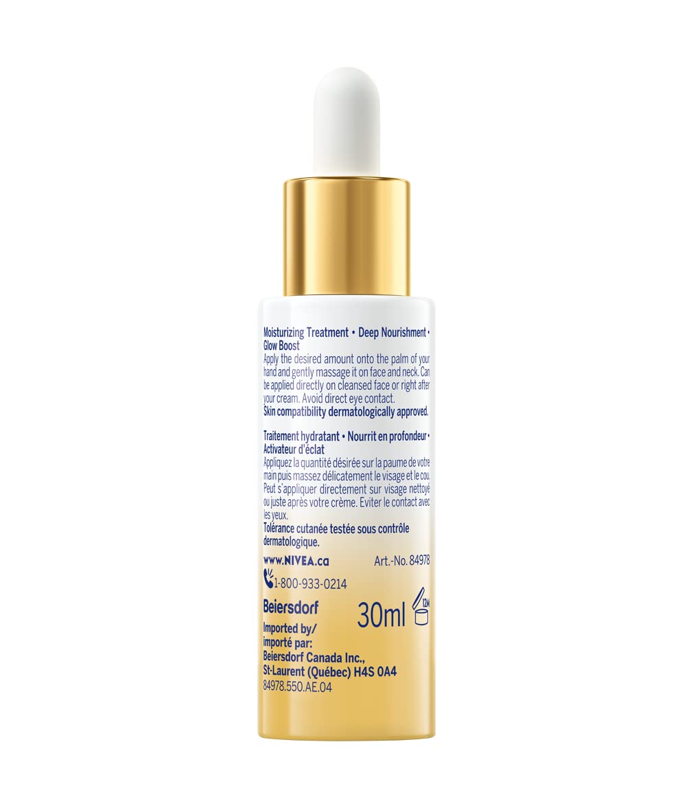 NIVEA Q10 Power Anti-Age Triple-Action Facial Oil (30 mL), NIVEA Q10 Anti-Aging Face Oil for Dry to Very Dry Skin, NIVEA Face Oil Provides Deep Nourishment & Illuminates Skin