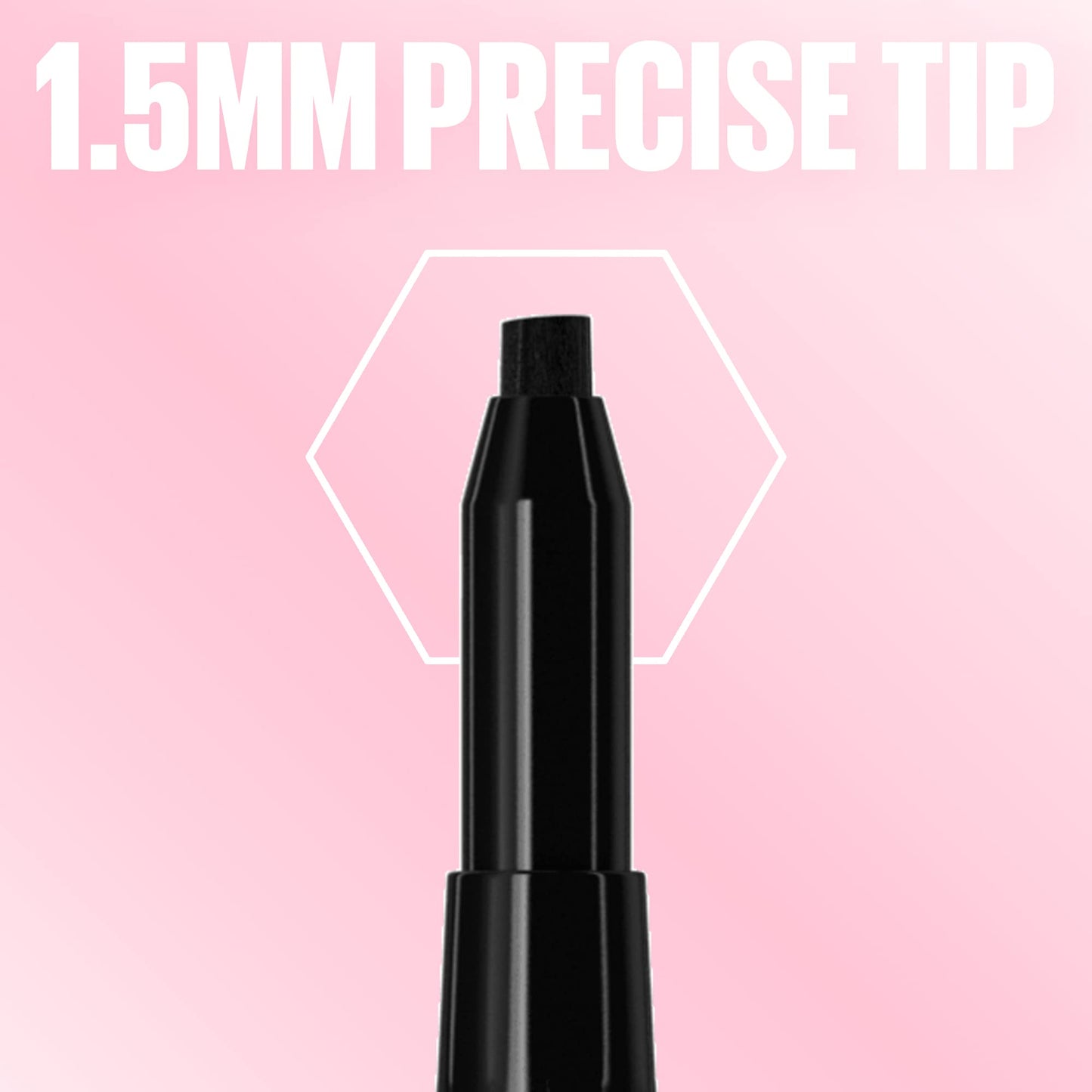 Maybelline Hyper Easy No Slip Pencil Eyeliner Makeup, Medium Brown, 0.001 oz.
