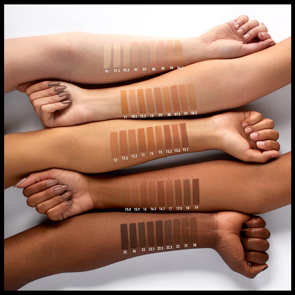 NYX Professional Makeup Can't Stop Won't Stop Foundation, 24h Full Coverage Matte Finish - Medium Buff, 30 mL