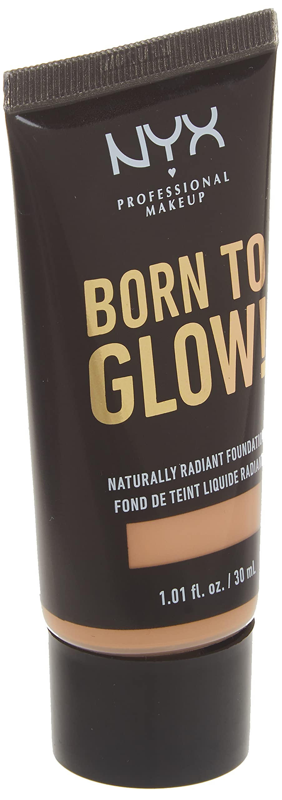 NYX Professional Makeup Born to Glow! Naturally Radiant Foundation, Natural, 30 mL