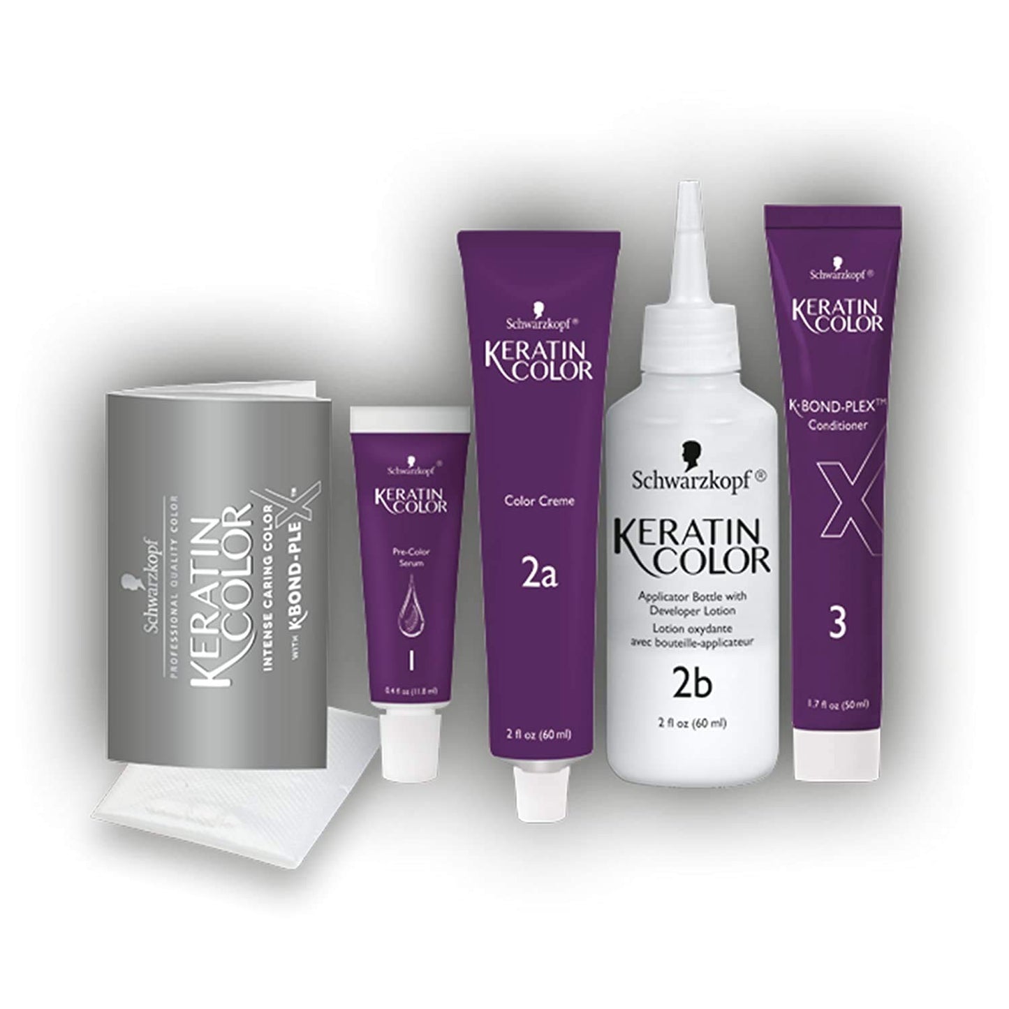 Schwarzkopf Keratin Color Sensational Browns, 4.5 Dark Almond Brown