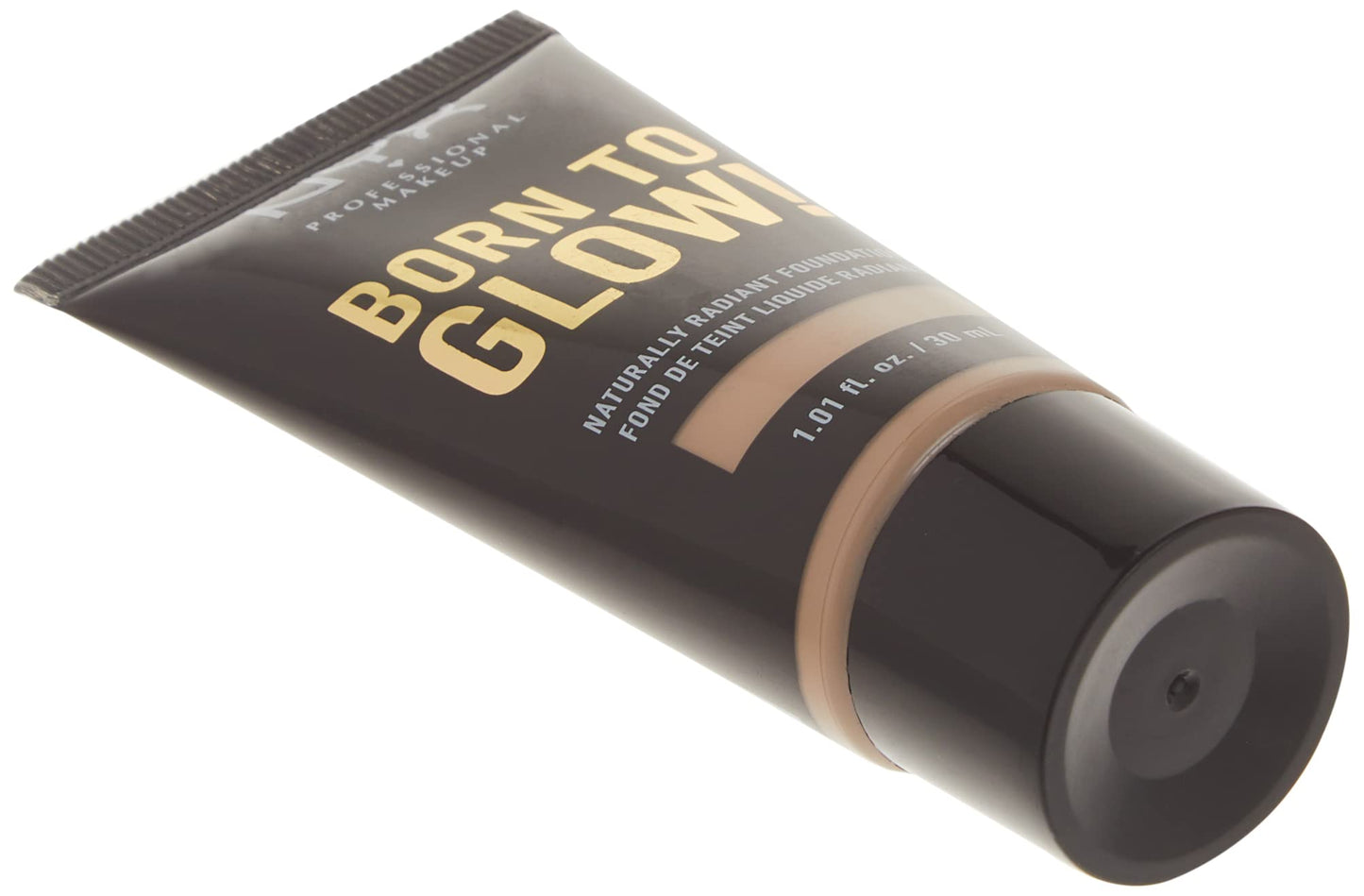 NYX Professional Makeup Born to Glow! Naturally Radiant Foundation, Porcelain, 30 mL