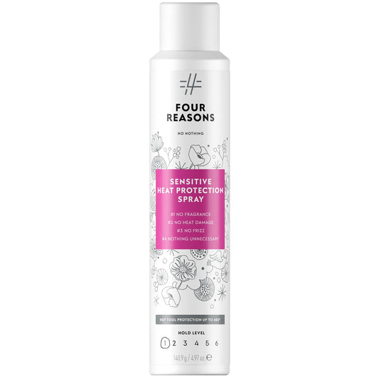No Nothing Heat Protection Spray for Hair – Fragrance Free, Hypoallergenic Aerosol Hair Heat Protectant Spray, Humidity and Thermal Protector Up to 230°C, Lightweight Shine for All Hair Types, 140.9 g