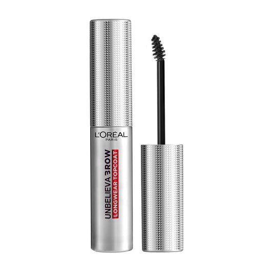 L’Oréal Paris Unbelieva-Brow Longwear Eyebrow Topcoat, Waterproof, Smudge-resistant, Transfer- Proof, Quick Drying, Easy and quick application with precise brush, Universal Transparent, 0.15 fl. oz.