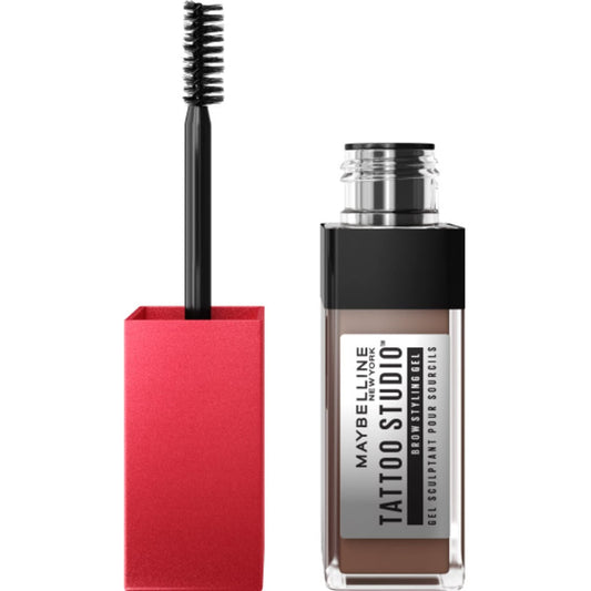 Maybelline Tattoo Brow 36H Styling Gel, Waterproof, High-Pigment Colour, Soft Brown, 6ml