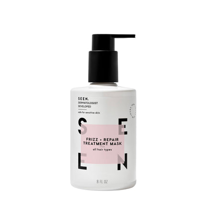 SEEN Frizz + Repair Treatment Mask - Scented- Fights Frizz, Repairs Damage for Stronger, Smoother, Healthier-Looking Hair - Safe for Sensitive Skin