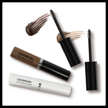 COVERGIRL - Easy Breezy Brow Volumizing Gel, Holds Brows for 24 Hours, Infused with Argan Oil & Biotin, 100% Cruelty-Free