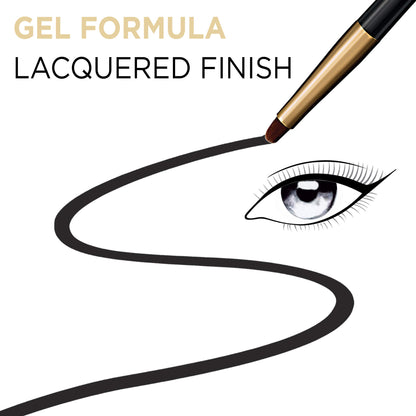 L’Oréal Paris Infallible Gel Lacquer Liner, Blackest Black, 0.09 Fluid Ounce