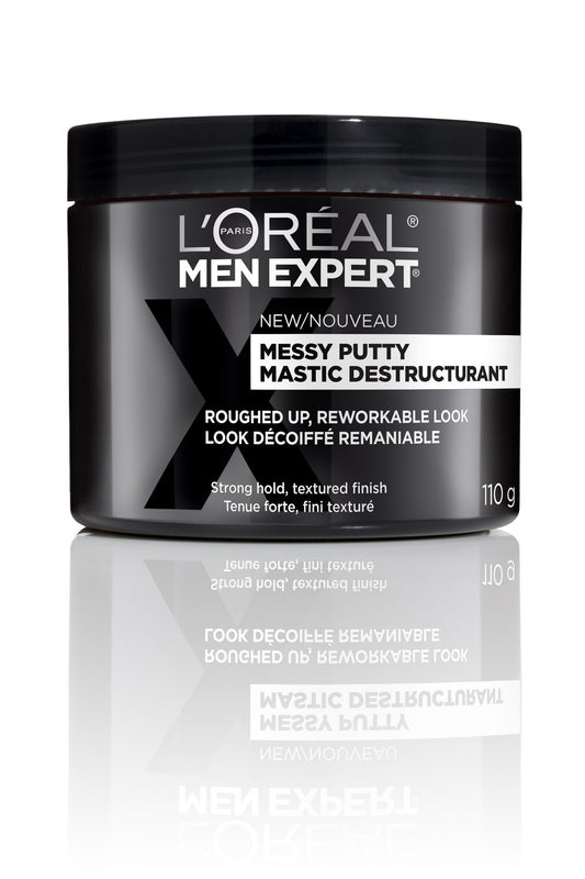 L'Oreal Paris Men Expert Messy Putty, Hair Paste For Men, Strong Hold, 110 G