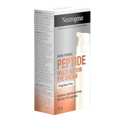 Neutrogena Rapid Firming Peptide Multi Action Eye Cream - Peptides - Dark Circles, Firm Skin, Puffy Eyes - 15 grams