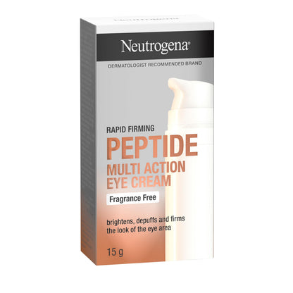 Neutrogena Rapid Firming Peptide Multi Action Eye Cream - Peptides - Dark Circles, Firm Skin, Puffy Eyes - 15 grams