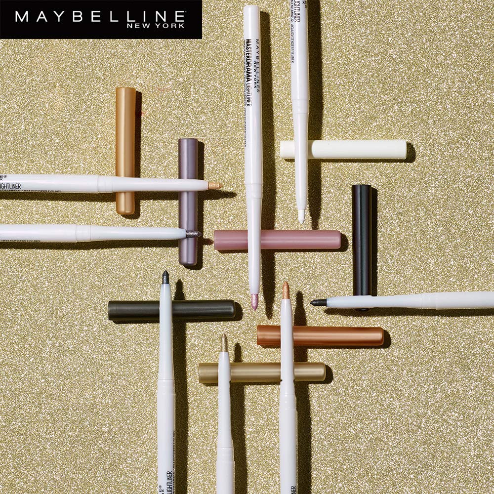 Maybelline New York Lasting Drama Light Eyeliner, Twinkle Black, 0.01 oz.