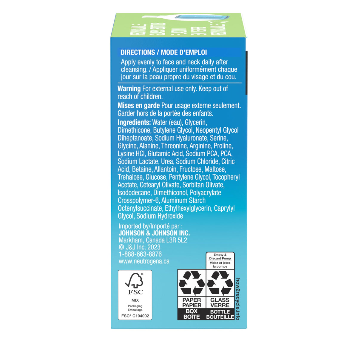 Neutrogena Hydro Boost Ultra Hydrating Serum, Hyaluronic Acid, Amino Acids, Electrolytes, Acne, Dry & Sensitive Skin, 29mL