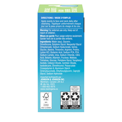 Neutrogena Hydro Boost Ultra Hydrating Serum, Hyaluronic Acid, Amino Acids, Electrolytes, Acne, Dry & Sensitive Skin, 29mL