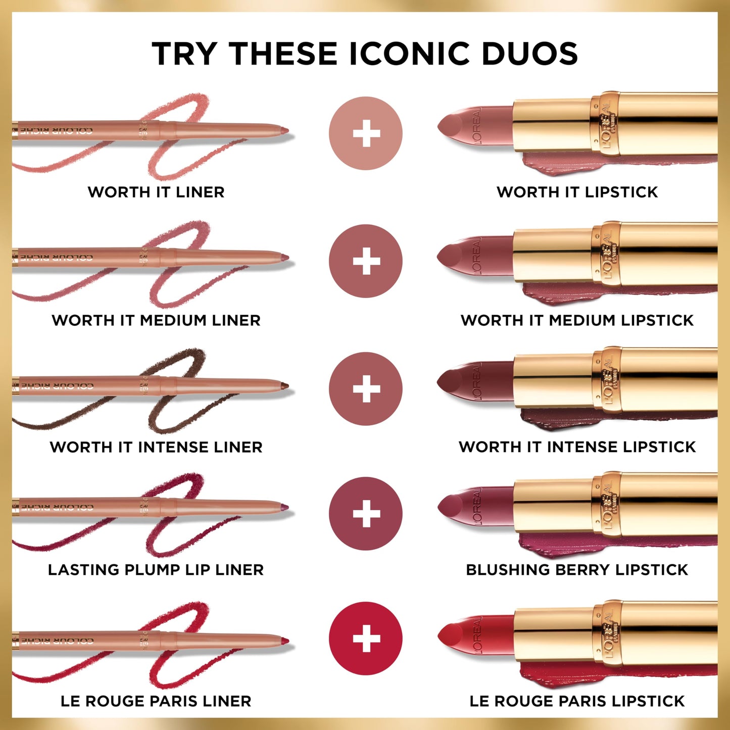 L’Oréal Paris Colour Riche Lip Liner, All About Pink, 0.0070-Ounce